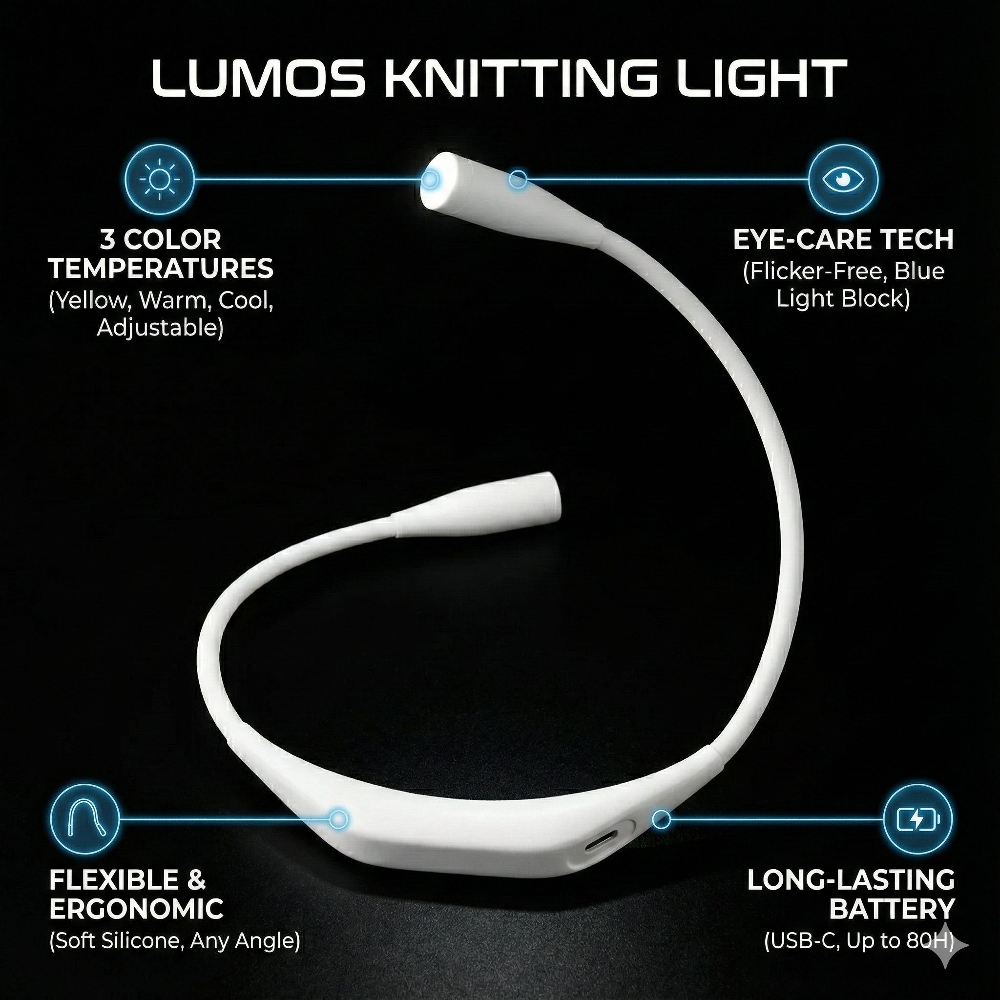 Lumos Knitting Light